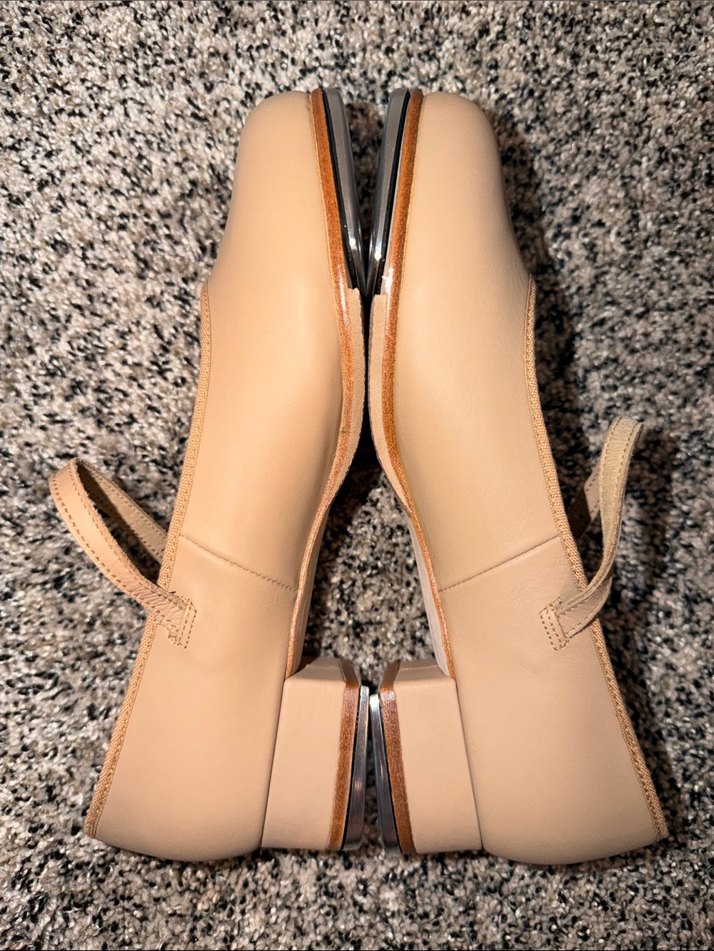 Bloch Tap Dance Shoes Women’s Size 8 Tan Mary Jane’s - Picture 3 of 7